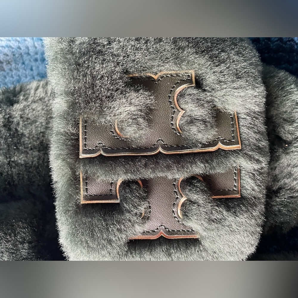 Tory Burch Fuzzy Slides - image 4